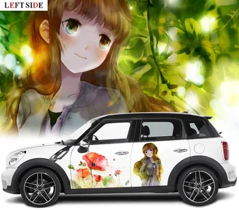 LEFT SIDE Car Stickers Body Stickers Grace Beautiful Girl Flower Car-styling Waterproof High Quality Vinyl Fresh Innovation
LEFT SIDE Car Stickers Body Stickers Grace Beautiful Girl Flower Car-styling Waterproof High Quality Vinyl Fresh Innovation