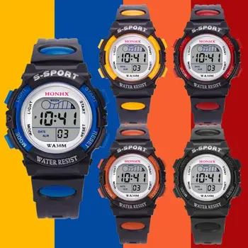 Waterproof Children Boys Digital LED Sports Watch Kids Alarm Date Watch Gift Electronic Watch fashion gif Men's watch Outdoor sp
Waterproof Children Boys Digital LED Sports Watch Kids Alarm Date Watch Gift Electronic Watch fashion gif Men's watch Outdoor sp