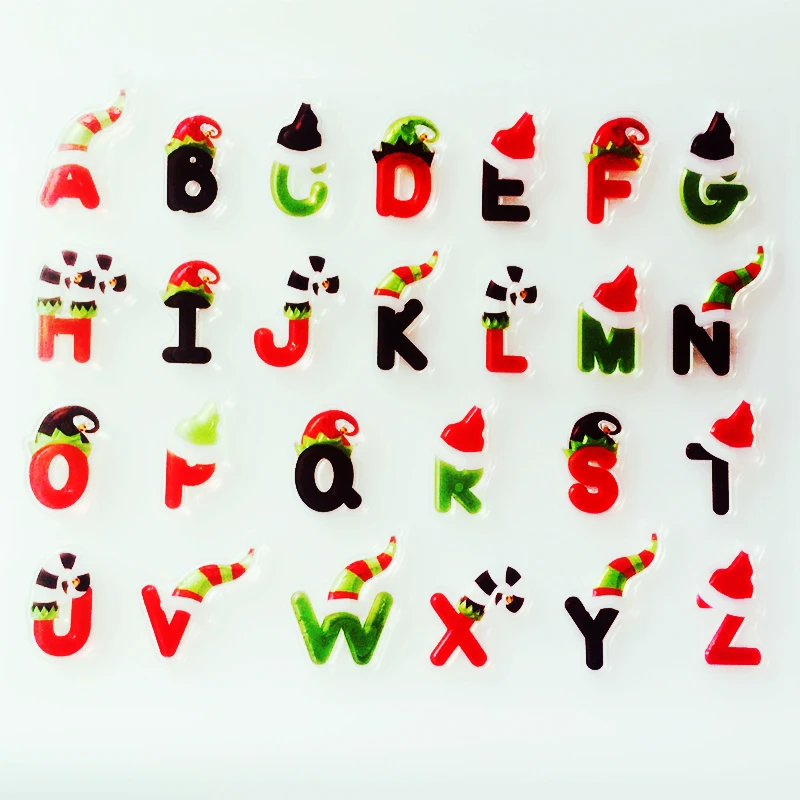 YLCS287 Christmas Alphabet Silicone Clear Stamps For Scrapbooking DIY Album Paper Cards Making Decoration Embossing Rubber Stamp
YLCS287 Christmas Alphabet Silicone Clear Stamps For Scrapbooking DIY Album Paper Cards Making Decoration Embossing Rubber Stamp
