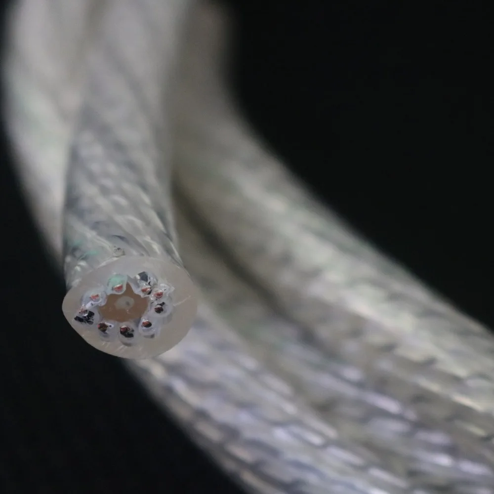 Hi End HIFI DIY XSSH Audio YIVO Good Performance 13mm OD 9 core 16AWG Teflon Vahalla Speaker Wire Power Cable Cord
Hi End HIFI DIY XSSH Audio YIVO Good Performance 13mm OD 9 core 16AWG Teflon Vahalla Speaker Wire Power Cable Cord