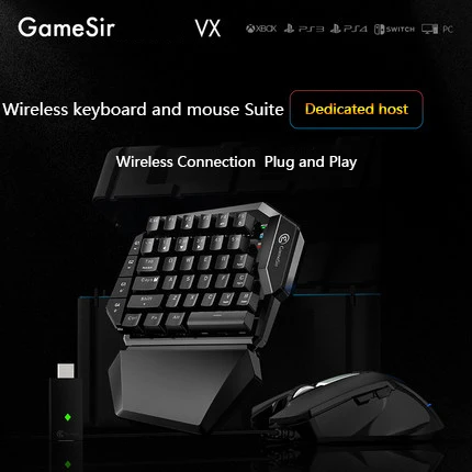 Gamesir Chicken VX host directly connected to PS4 pro/xbox one/switch game console peripheral keyboard and mouse set handle
Gamesir Chicken VX host directly connected to PS4 pro/xbox one/switch game console peripheral keyboard and mouse set handle