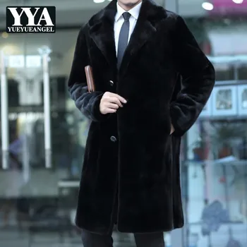 Runway Mink Fur Overcoat Men Single Breasted Faux Fur Jacket Winter Business Man Thick Warm Hairy Fur Long Coats Plus Size 4XL 
Runway Mink Fur Overcoat Men Single Breasted Faux Fur Jacket Winter Business Man Thick Warm Hairy Fur Long Coats Plus Size 4XL