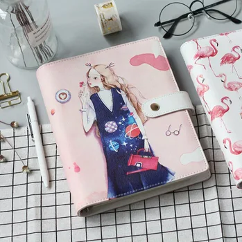 Lucky Flamingo/girl/marble 6 Hole Hand Account Cover A5 Loose Leaf Notebook Shell Stationery DIY Diary School Supplies Escolar
Lucky Flamingo/girl/marble 6 Hole Hand Account Cover A5 Loose Leaf Notebook Shell Stationery DIY Diary School Supplies Escolar