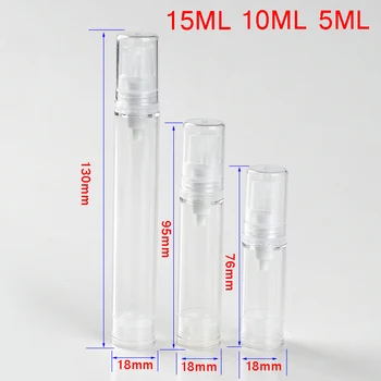 (100Pieces/Lot) 5ML 10ML 15mML Mini Portable Plastic Refillable Perfume Bottle For Traveler&Empty Cosmetic Container With Spray
(100Pieces/Lot) 5ML 10ML 15mML Mini Portable Plastic Refillable Perfume Bottle For Traveler&Empty Cosmetic Container With Spray