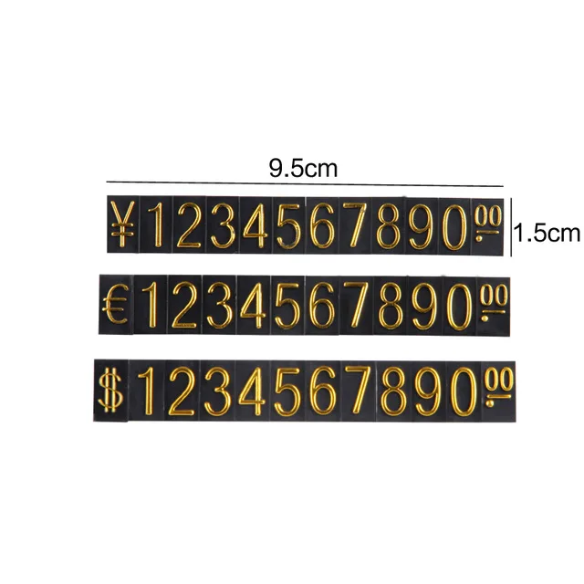 TONVIC 10 Sets Black Store Cube Price Tag Label Sign Euro/Dollar/RMB With Gold Number
TONVIC 10 Sets Black Store Cube Price Tag Label Sign Euro/Dollar/RMB With Gold Number