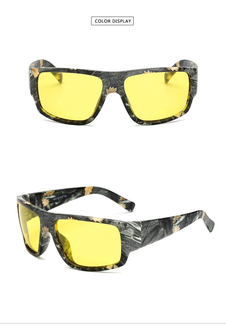 New polarized men's sunglasses UV400 square frame fashion ladies sunglasses classic brand design star sports driving sunglasses (1)