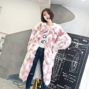 Lap top Turn-down Collar long coat female 2018 winter new imitation fox fur fashion temperament Faux Fur coat long section
Lap top Turn-down Collar long coat female 2018 winter new imitation fox fur fashion temperament Faux Fur coat long section