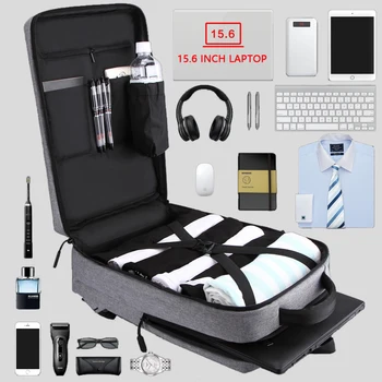Mens Casual USB Charging Work Backpack Large Space Short Trip Male Waterproof Travel Luggage Bags 15.6 inch Laptop Back Pack sac
Mens Casual USB Charging Work Backpack Large Space Short Trip Male Waterproof Travel Luggage Bags 15.6 inch Laptop Back Pack sac