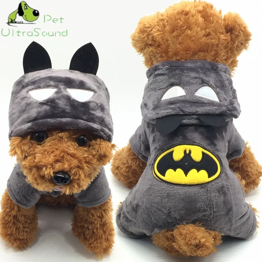 ULTRASOUND PET Cotton Dog Cat Costume Autumn Winter Batman Coat Jackets Small Four Leg Black Sportwear Jumpsuit Clothes For Dogs
ULTRASOUND PET Cotton Dog Cat Costume Autumn Winter Batman Coat Jackets Small Four Leg Black Sportwear Jumpsuit Clothes For Dogs