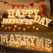 Home garden decoration ornaments letters numbers creative 26 english alphabet Battery birthday Romantic courtship kid's room
Home garden decoration ornaments letters numbers creative 26 english alphabet Battery birthday Romantic courtship kid's room