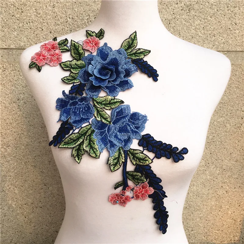 1pc Blue 3D Embroidery Colorful Flower Collar Lace Polyester Fabric,DIY Handmade Collar Lace Fabrics For Sewing Collar Crafts
1pc Blue 3D Embroidery Colorful Flower Collar Lace Polyester Fabric,DIY Handmade Collar Lace Fabrics For Sewing Collar Crafts