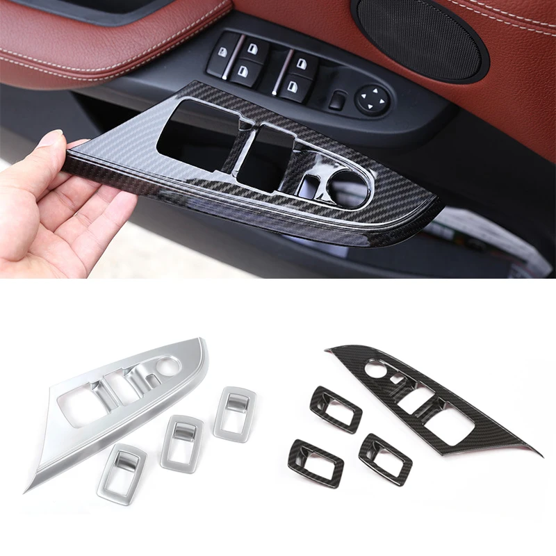 7pcs Inner Steering Wheel Button Trim Cover For BMW X3 F25 (11-17)X4 F26(14-17)