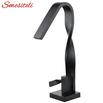 Smesiteli Promotions Wholesale Unique Style Alba Matte Black Brass Deck Mounted Basin Faucet Single Handle Hot & Cold Mixer Tap
Smesiteli Promotions Wholesale Unique Style Alba Matte Black Brass Deck Mounted Basin Faucet Single Handle Hot & Cold Mixer Tap