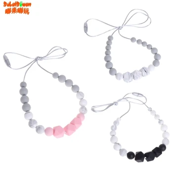 Food Grade Silicone Baby Chew Beads Teething Necklace Nursing Teather Jewelry Chewable
Food Grade Silicone Baby Chew Beads Teething Necklace Nursing Teather Jewelry Chewable