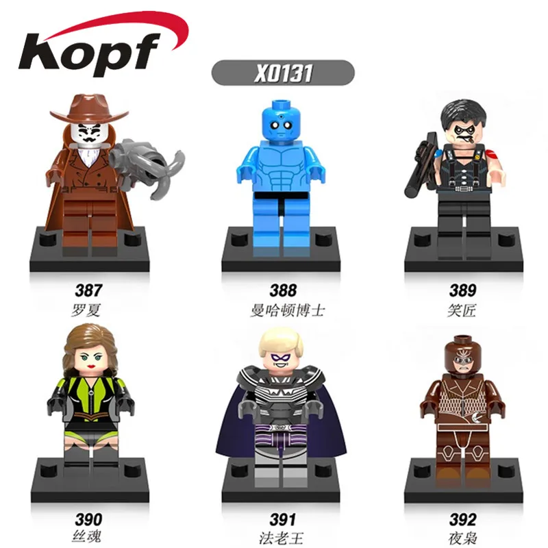 Super Heroes Building Blocks Watchmen Walter Kovacs Dr. Manhattan Comedian Ozymandias Bricks Action Figures For Kids Toys X0131
Super Heroes Building Blocks Watchmen Walter Kovacs Dr. Manhattan Comedian Ozymandias Bricks Action Figures For Kids Toys X0131