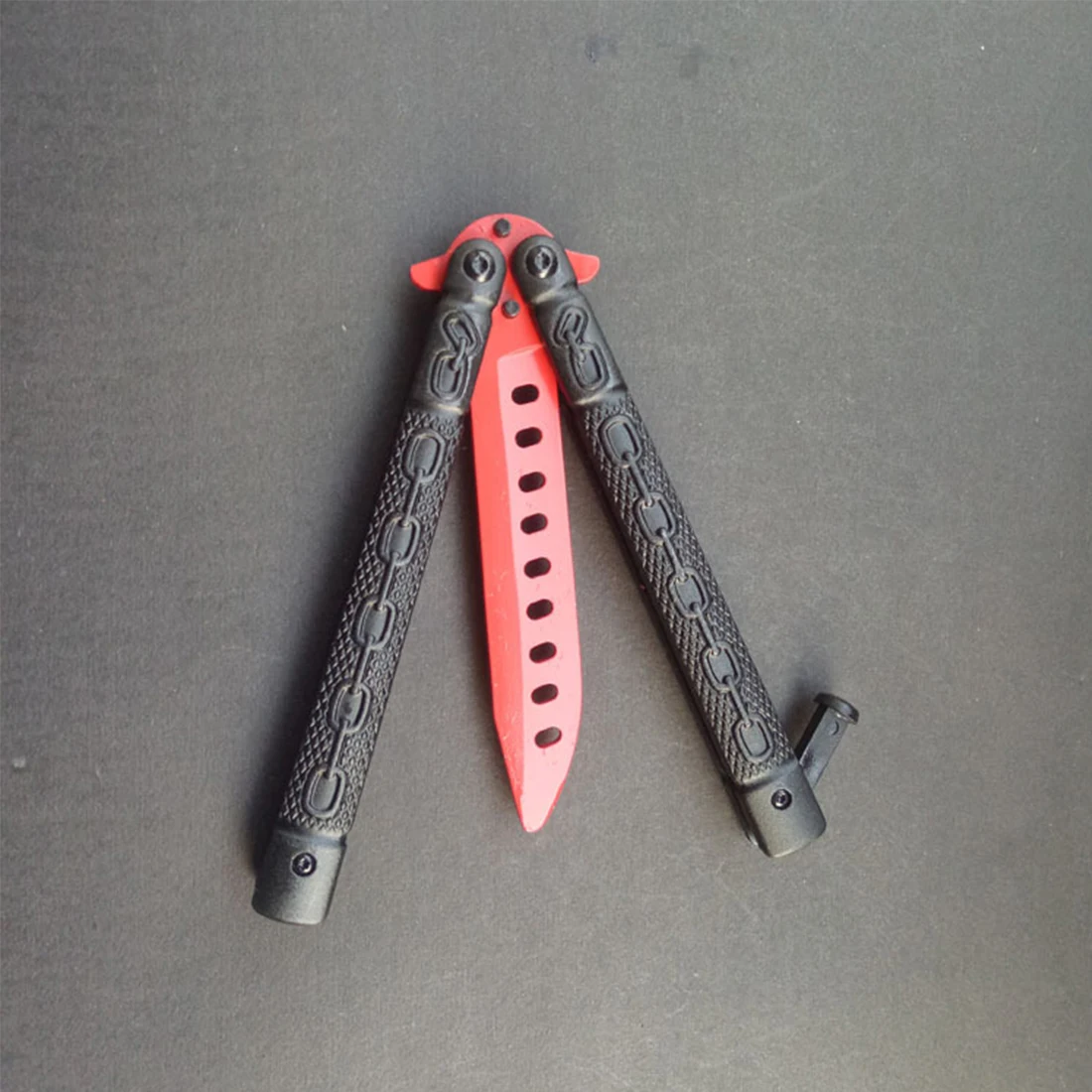 Black Handle Red Blade Stainless Steel Butterfly Shaping Knife Butterfly Set Foldable Chain Butterfly Sickle
Black Handle Red Blade Stainless Steel Butterfly Shaping Knife Butterfly Set Foldable Chain Butterfly Sickle