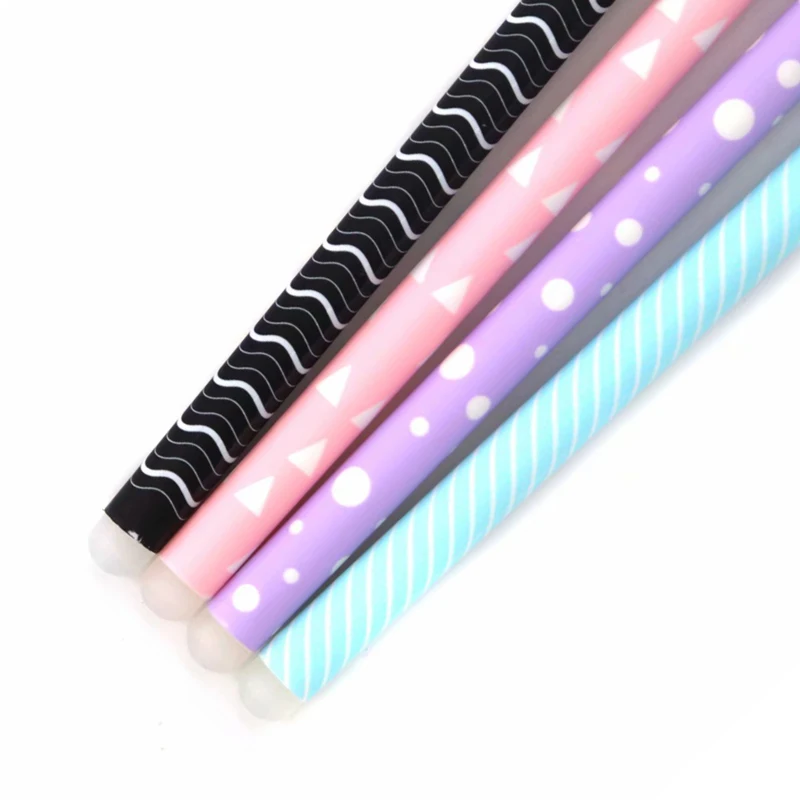 4Pcs/set Geometric style Erasable Pens 0.5mm Blue ink Washable Handle Cute Gel Pen For School Office Supplies Stationery
4Pcs/set Geometric style Erasable Pens 0.5mm Blue ink Washable Handle Cute Gel Pen For School Office Supplies Stationery
