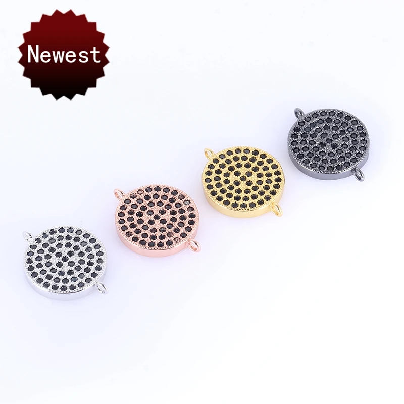 Jewelry Making Supplies 2017 New Copper Metal findings wholesale inlay black CZ rhinestone round jewelry connectors charms
Jewelry Making Supplies 2017 New Copper Metal findings wholesale inlay black CZ rhinestone round jewelry connectors charms