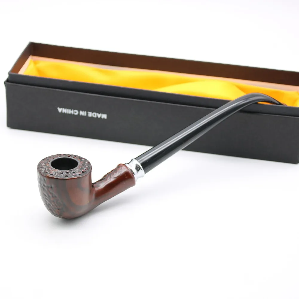 1PC Classic Hot New Carve Long Resin Pipe 662 Wood Color Acrylic Cigarette Holder Gift Box Wooden Smoking Set Tobacco Herb Pipe
1PC Classic Hot New Carve Long Resin Pipe 662 Wood Color Acrylic Cigarette Holder Gift Box Wooden Smoking Set Tobacco Herb Pipe