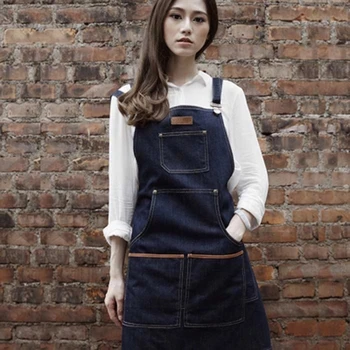 Fashion Denim adjustable Aprons with pockets Cowboy Chef BBQ baking Kitchen Net Cafe Work Aprons for Women Men Barber Cooking
Fashion Denim adjustable Aprons with pockets Cowboy Chef BBQ baking Kitchen Net Cafe Work Aprons for Women Men Barber Cooking