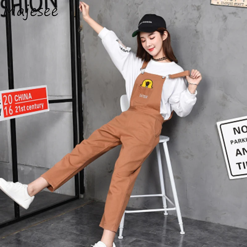 Denim Jumpsuits Women Korean Style Lovely Cartoon Printed Overalls Womens Cute Zipper High Waist Students School New Fashion
Denim Jumpsuits Women Korean Style Lovely Cartoon Printed Overalls Womens Cute Zipper High Waist Students School New Fashion