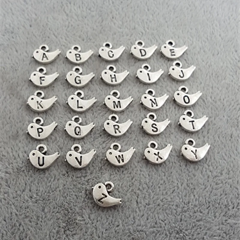 130pcs bird ancient Disc Pendant Alphabet A-Z Letter Tag Charms Stamp Initial Jewelry,9mm Beads For Jewelry Making findings
130pcs bird ancient Disc Pendant Alphabet A-Z Letter Tag Charms Stamp Initial Jewelry,9mm Beads For Jewelry Making findings