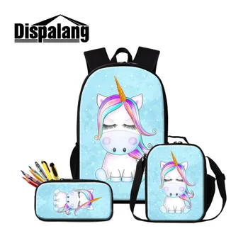 Dispalang Unicorn Printing Backpack Set for Women School Lunch Bags for Teenage Girls Cute Cartoon Kids Backpacks Female Bagpack
Dispalang Unicorn Printing Backpack Set for Women School Lunch Bags for Teenage Girls Cute Cartoon Kids Backpacks Female Bagpack