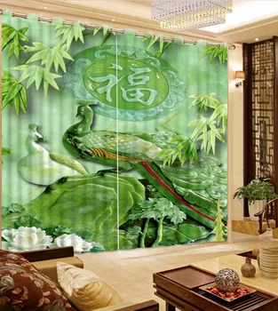 Home Decor Window Curtain For Living Room Green Bamboo Blackout Curtain Polyester/Cotton Luxury Bedroom Curtains
Home Decor Window Curtain For Living Room Green Bamboo Blackout Curtain Polyester/Cotton Luxury Bedroom Curtains