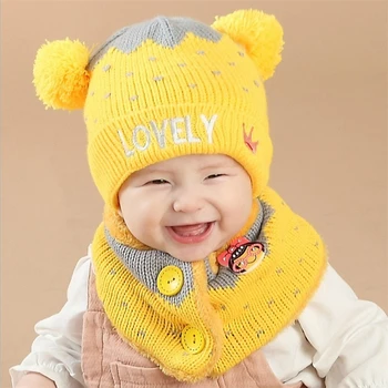 2pc Warm Winter Baby Hats and Scarf Set Casual Kids Warm Skullies Beanies Warm Caps Baby Hats for Girls Boy
2pc Warm Winter Baby Hats and Scarf Set Casual Kids Warm Skullies Beanies Warm Caps Baby Hats for Girls Boy