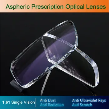 1.61 Single Vision Aspheric Optical Eyeglasses Lenses Prescription Lens Spectacles Frame AR Coating and Anti-Scratch Resistant
1.61 Single Vision Aspheric Optical Eyeglasses Lenses Prescription Lens Spectacles Frame AR Coating and Anti-Scratch Resistant
