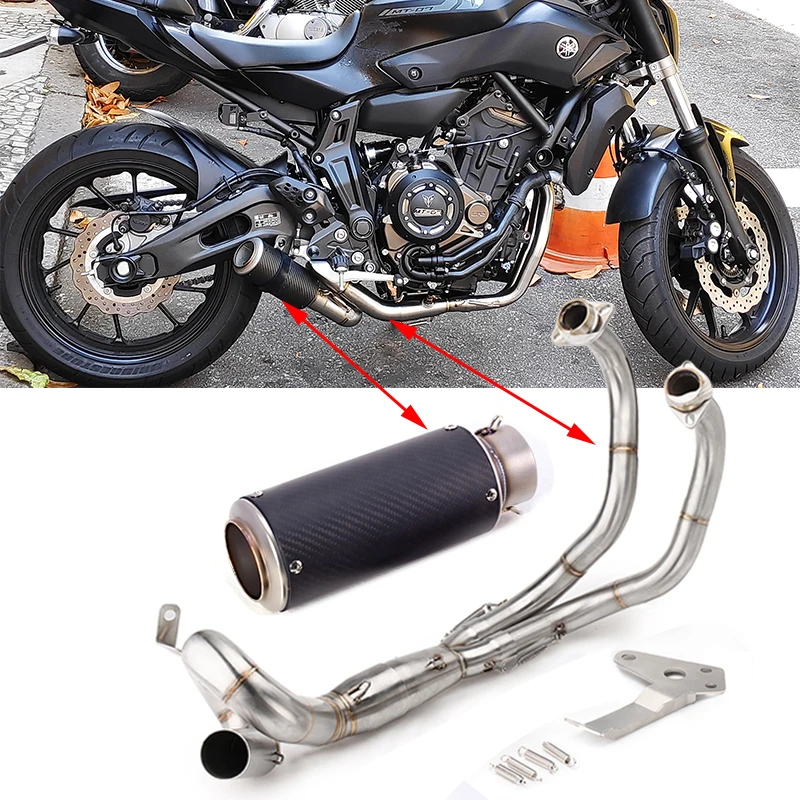 MT-07 MT 07 FZ 07 Motorcycle Muffler Exhaust Tube Full System For Yamaha 2014 2015 2016 2017 MT-07 FZ-07 MT07 FZ07 MT FZ 07
MT-07 MT 07 FZ 07 Motorcycle Muffler Exhaust Tube Full System For Yamaha 2014 2015 2016 2017 MT-07 FZ-07 MT07 FZ07 MT FZ 07