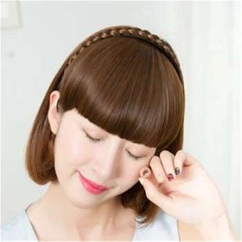 15cm Length Short Braid Blunt Bangs Natural Tidy Hairpieces Heat Resistant Synthetic Women Hair Available Natural Fake Hair
15cm Length Short Braid Blunt Bangs Natural Tidy Hairpieces Heat Resistant Synthetic Women Hair Available Natural Fake Hair