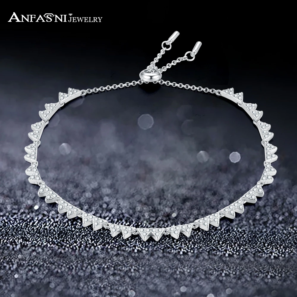 ANFASNI New Fashion Triangle Surround Adjustable Charm Bracelets For Women Party Jewelry Friend Gift Pulseras Mujer CBR0126-B
ANFASNI New Fashion Triangle Surround Adjustable Charm Bracelets For Women Party Jewelry Friend Gift Pulseras Mujer CBR0126-B