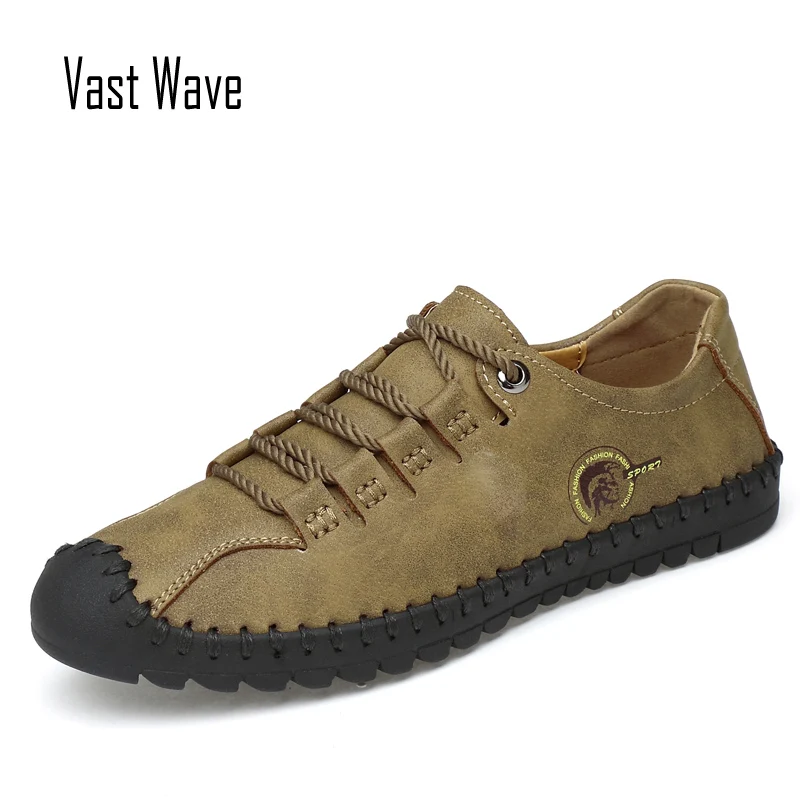 VASTWAVE Fashion Leather Spring Casual Shoes Men's Shoes Handmade Vintage Loafers Men Flats Hot Sale Moccasins Sneakers Big Size
VASTWAVE Fashion Leather Spring Casual Shoes Men's Shoes Handmade Vintage Loafers Men Flats Hot Sale Moccasins Sneakers Big Size