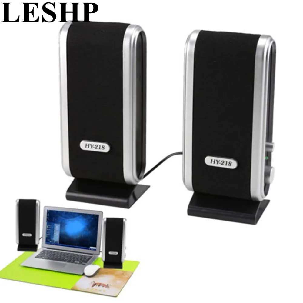 LESHP Computer Speaker HY-218 Portable USB Stereo Soundbox Music Speakers For Desktop Easy Portable Multimedia Speakers
LESHP Computer Speaker HY-218 Portable USB Stereo Soundbox Music Speakers For Desktop Easy Portable Multimedia Speakers