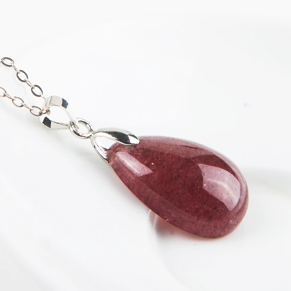 2019 Newly Natural Red Ice Strawberry Quartz Love Pendant Women Necklace 23x16x8mm Crystal Healing Clear Pendant Jewelry
2019 Newly Natural Red Ice Strawberry Quartz Love Pendant Women Necklace 23x16x8mm Crystal Healing Clear Pendant Jewelry
