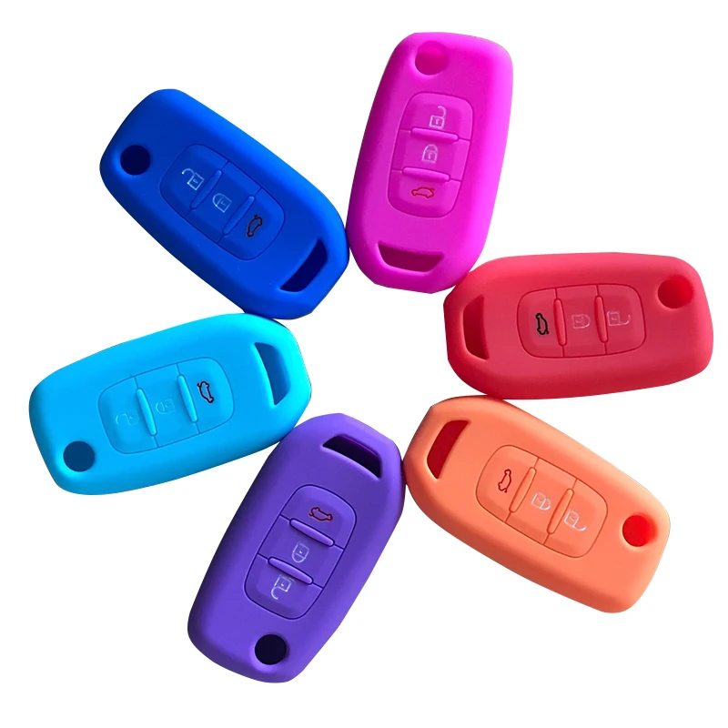New Silicone Car Key Cover Case Holder for Renault Duster Megane Duster Sandero Kangdoo Captur Twingo 3 buttons car key Skin
New Silicone Car Key Cover Case Holder for Renault Duster Megane Duster Sandero Kangdoo Captur Twingo 3 buttons car key Skin