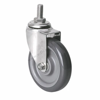 2PCS EDL Light 4 Inch Casters Wheels 90Kg Polyurethane Wheels Castors Thread Swivel Brake Industrial Stainless Steel for trolley
2PCS EDL Light 4 Inch Casters Wheels 90Kg Polyurethane Wheels Castors Thread Swivel Brake Industrial Stainless Steel for trolley