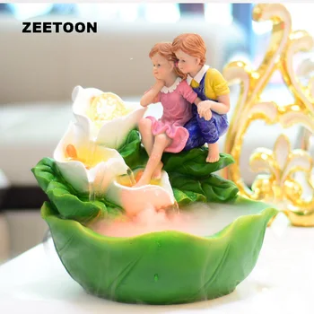 110V-240V Resin Feng Shui Water Fountain Fish Tank SPA Atomizer Air Humidifier Creative Romantic Tabletop Ornament Wedding Gift
110V-240V Resin Feng Shui Water Fountain Fish Tank SPA Atomizer Air Humidifier Creative Romantic Tabletop Ornament Wedding Gift