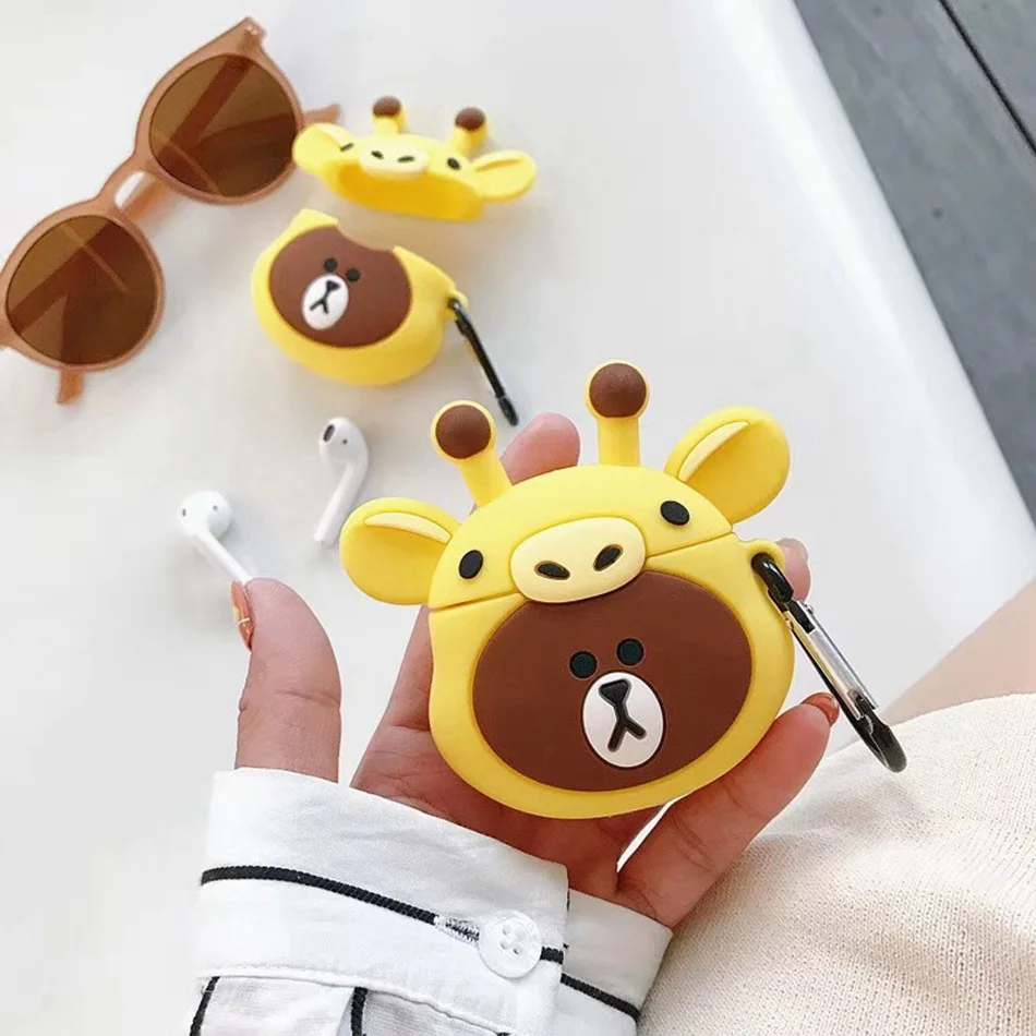 3D Earphone Cases For AirPods Case Silicone Cute Cartoon Dog Puppy Cover For Apple Air pods 2 Funny Case for Earpods Ring Strap
3D Earphone Cases For AirPods Case Silicone Cute Cartoon Dog Puppy Cover For Apple Air pods 2 Funny Case for Earpods Ring Strap