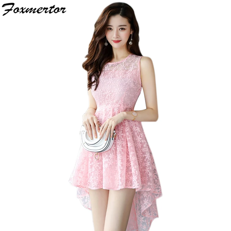 2019 New Summer Elegant Women Dress Mini Hollow Wedding Party Short Dress Solid Lace Cute A-line White Pink vestidos de festa X1
2019 New Summer Elegant Women Dress Mini Hollow Wedding Party Short Dress Solid Lace Cute A-line White Pink vestidos de festa X1