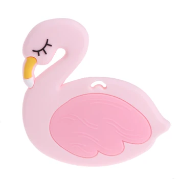 2018 New Silicone Flamingo Diy Teething Necklace Food Grade Silicone Teether Baby Pendant
2018 New Silicone Flamingo Diy Teething Necklace Food Grade Silicone Teether Baby Pendant