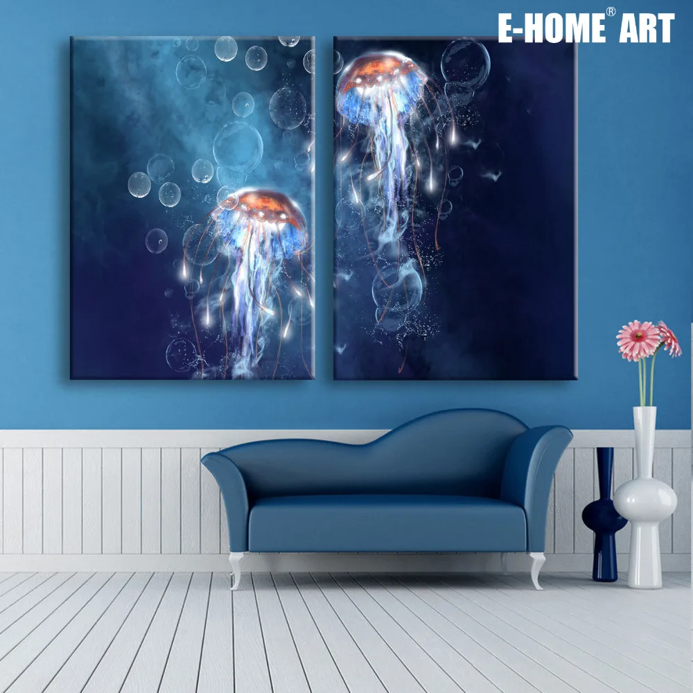 Stretched Canvas Prints Jellyfish LED Flashing Optical Fiber Print LED Wall Art LED Decorations
Stretched Canvas Prints Jellyfish LED Flashing Optical Fiber Print LED Wall Art LED Decorations