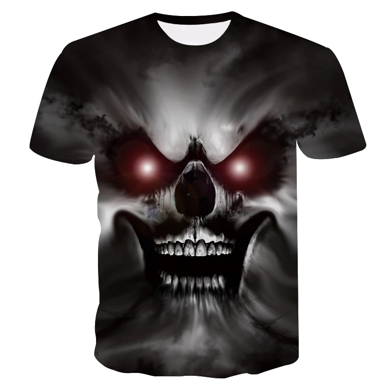 Men T-Shirt darkness Skull 3D Print T Shirts Male Short Sleeve Summer Casual breathable man bodybuilding Fitness MMA tshirt top
Men T-Shirt darkness Skull 3D Print T Shirts Male Short Sleeve Summer Casual breathable man bodybuilding Fitness MMA tshirt top