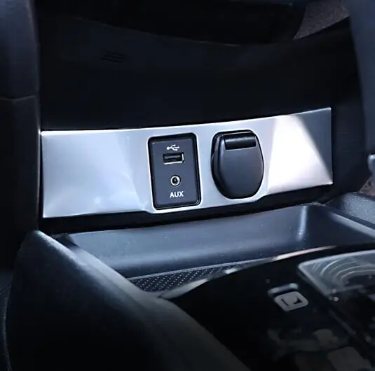 ABS Chrome For Nissan QASHQAI J11 Car inner cigarette lighter AUX USB Cover Trim 2016-18 Car Accessories Styling
ABS Chrome For Nissan QASHQAI J11 Car inner cigarette lighter AUX USB Cover Trim 2016-18 Car Accessories Styling