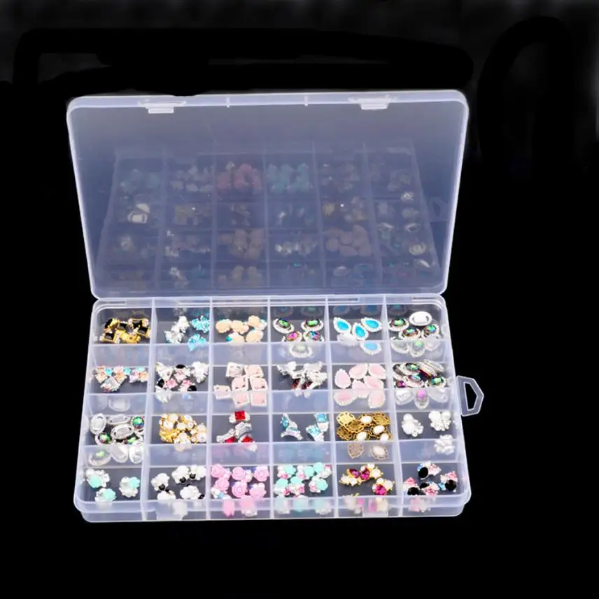 Lovely High Qaulity 2017 Hot Selling Plastic 24 Slots Adjustable Jewelry Storage Box Case Craft Organizer Beads Dropshipping
Lovely High Qaulity 2017 Hot Selling Plastic 24 Slots Adjustable Jewelry Storage Box Case Craft Organizer Beads Dropshipping