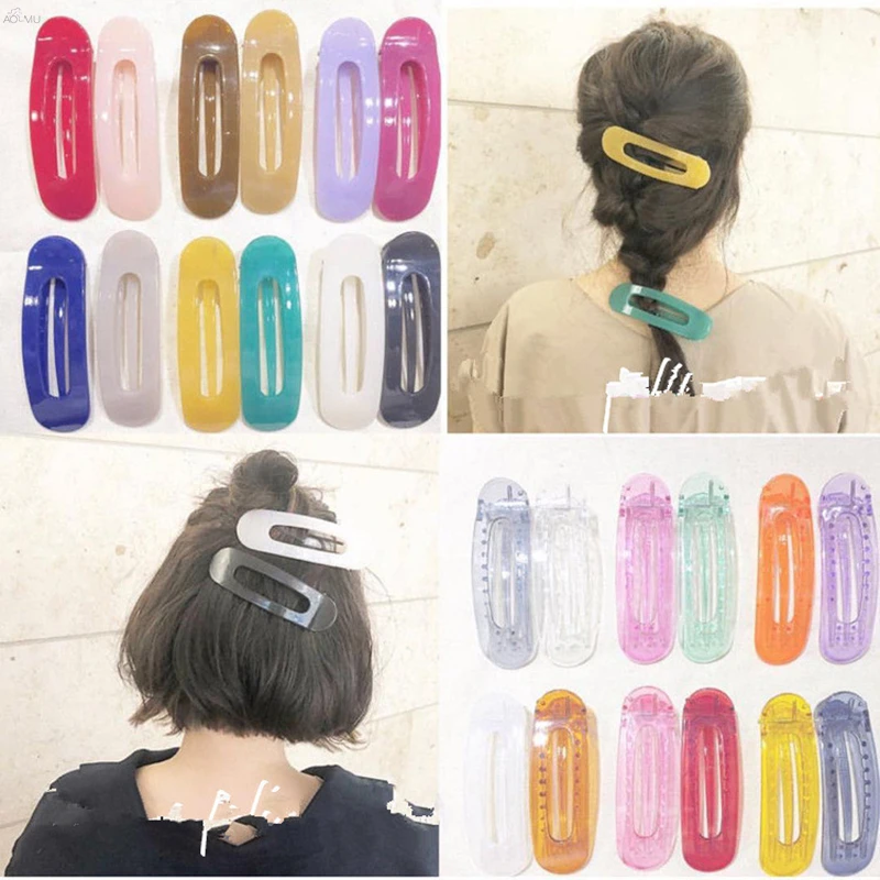 AOMU High-quality Women headwear Solid Big Hair Clips Japan Transparent Colorful Hairpins Barrettes for Girls Hair Accessories
AOMU High-quality Women headwear Solid Big Hair Clips Japan Transparent Colorful Hairpins Barrettes for Girls Hair Accessories