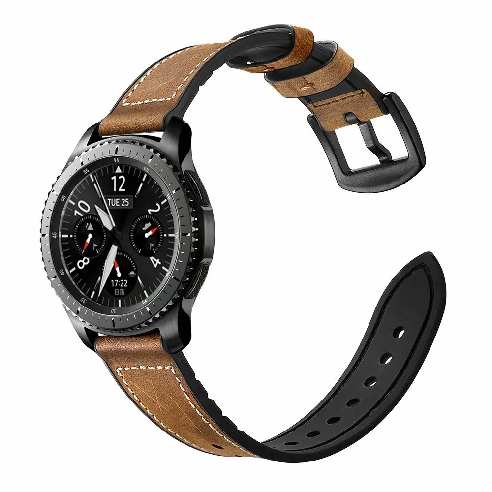 22mm watch band for huami amazfit 1 2 samsung Gear s3 classic Huawei watch 2 Pro Wrist Strap Men's watch bracelet (26)