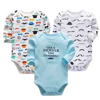 3 PCS/LOT Cute Newborn Baby Clothing Long Sleeve 100% Cotton Baby Boys Girls Clothes Baby Bodysuit Cartoon Infant Jumpsuits
3 PCS/LOT Cute Newborn Baby Clothing Long Sleeve 100% Cotton Baby Boys Girls Clothes Baby Bodysuit Cartoon Infant Jumpsuits