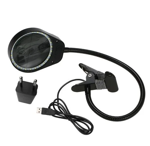 

Adjustable Brightness Magnifying Glasses Table Lamp Magnifier LED Lights 3X 10X Magnification